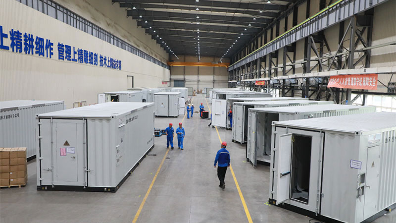 Контейнерная система накопления энергии на аккумуляторах (BESS)